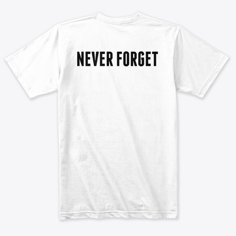 Covfefe Anniversary Heather White T-Shirt Back