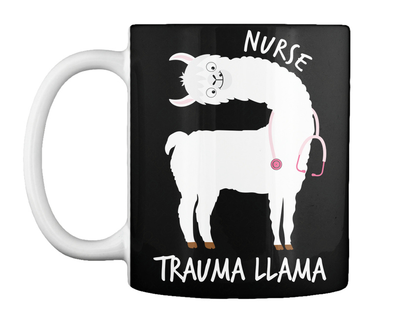 Sticker Details about   Great gift Nurse New Year Special Trauma Llama Sticker Portrait 