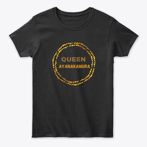 Queen Nakamurance | Amour D'un Fan Black T-Shirt Front