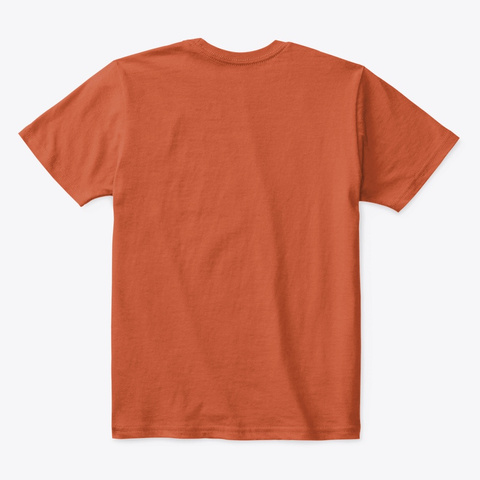 Clean Your Chimney Deep Orange  T-Shirt Back