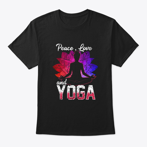 Yoga Dycpn Black T-Shirt Front