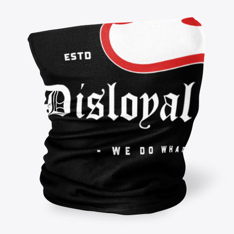 Official  Disloyal Citizens Logo Gear Black T-Shirt Side