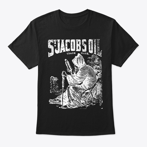 St. Jacobs Oil Black T-Shirt Front