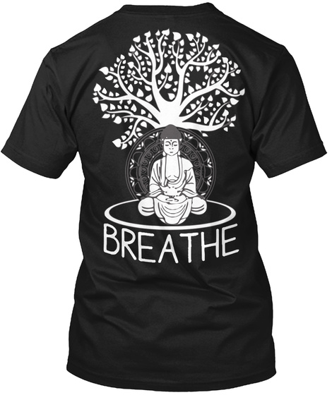 Breathe Black T-Shirt Back