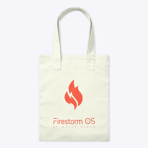 Firestorm Natural T-Shirt Front