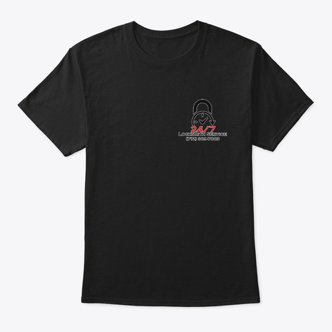 Locksmith Service Shirt Black T-Shirt Front