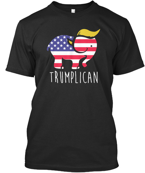Trumplican Black T-Shirt Front