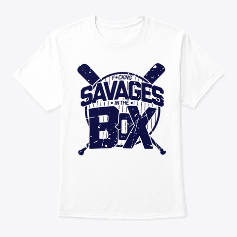 Savages White  White T-Shirt Front