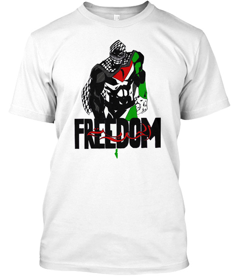 Freedom White T-Shirt Front