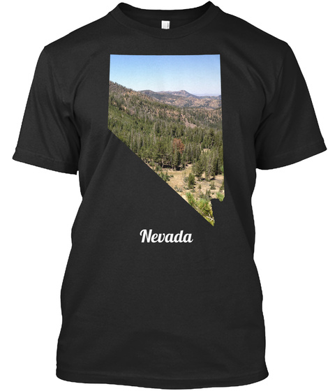 Nevada Black T-Shirt Front