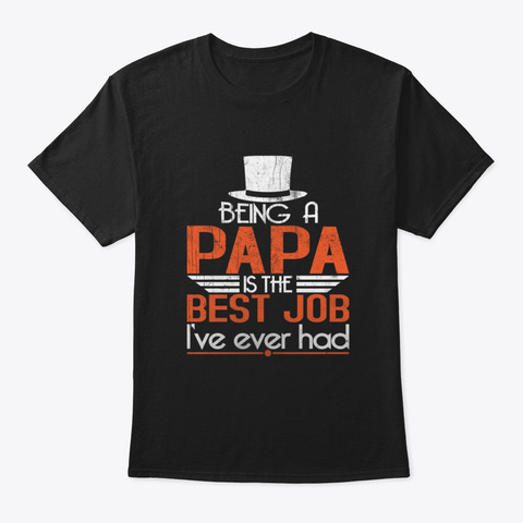 Papa Wyobi Black T-Shirt Front