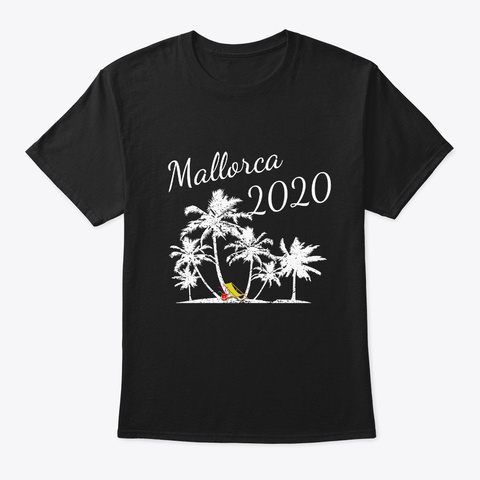 Mallorca 2020 Party Balleraren Black T-Shirt Front
