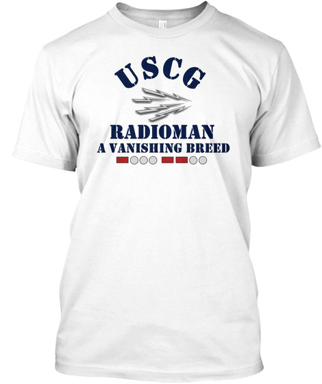 Radioman A Vanishing Breed T Shirt White T-Shirt Front