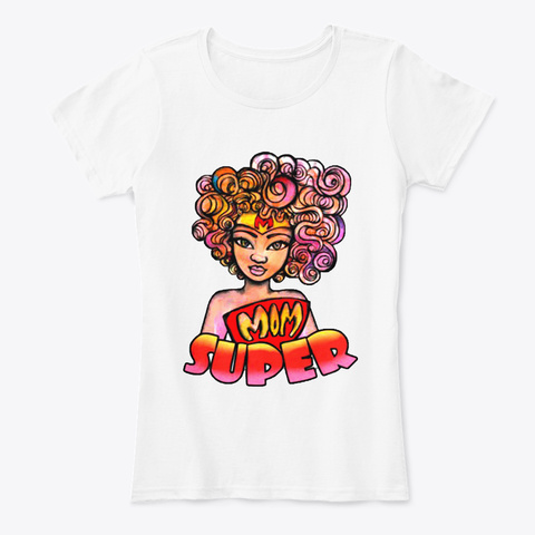 Afro Black Mom With Curly Hair T-shirt