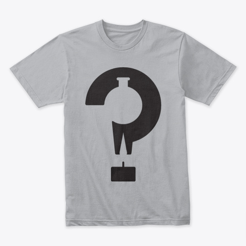 Smart Question 1 🔬 #Sfsf Heather Grey T-Shirt Front