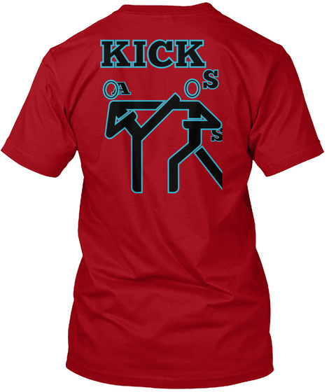Kick S A S Deep Red T-Shirt Back