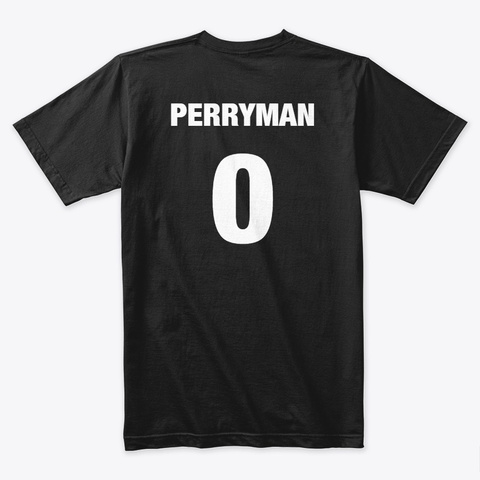 Arley Perryman #0 Black T-Shirt Back