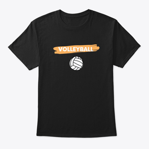 Volleyball X8lyk Black T-Shirt Front