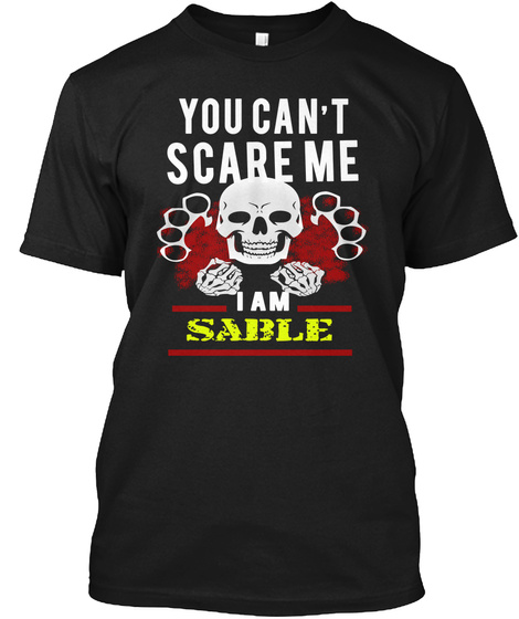 SABLE scare shirt Unisex Tshirt