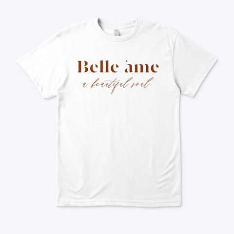 Belle âme Eco T Shirt For Her White T-Shirt Front