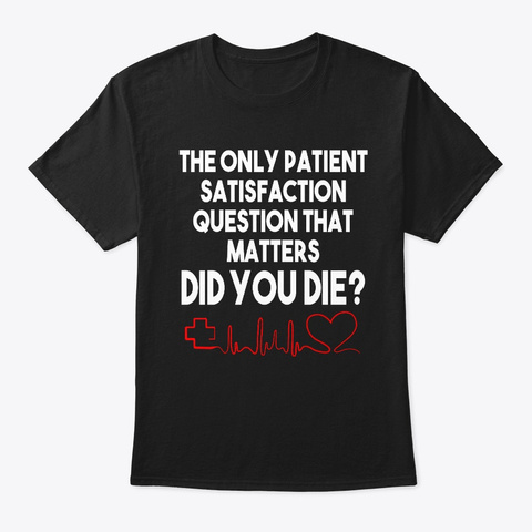 Nurse Gift For Nurse Funny Black T-Shirt Front