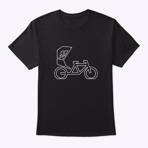Rickshaw T Shirt Black T-Shirt Front