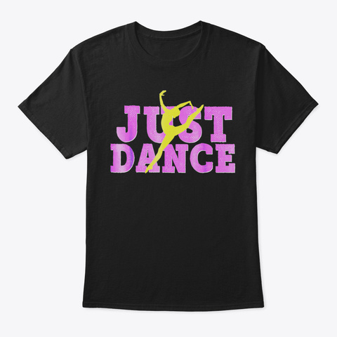 Dance Shirt Dancing Daughter Purple Mom  Black T-Shirt Front