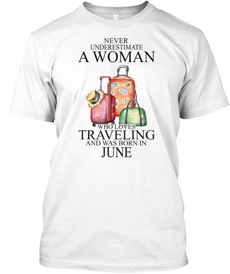 Cute Womans Loves Traveling Tshirt
