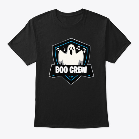 Boo Crew Black T-Shirt Front