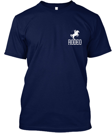 Rodeo Navy T-Shirt Front