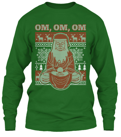 Om, Om, Om Irish Green T-Shirt Front