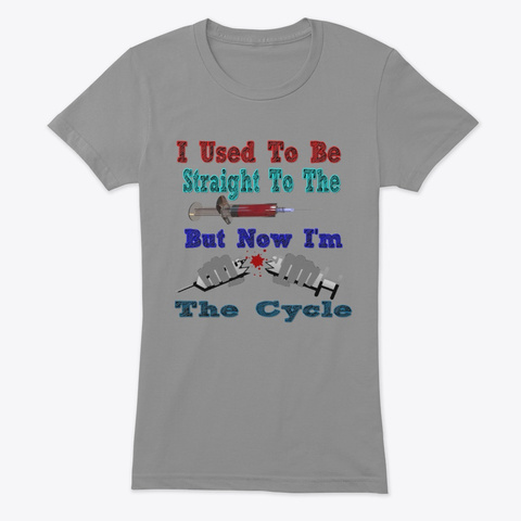 I Used To Be Straight To The Point Premium Heather áo T-Shirt Front