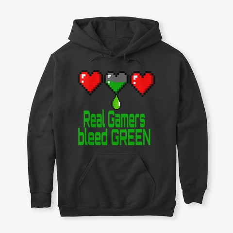Real Gamers Bleed Green Tglg Merch