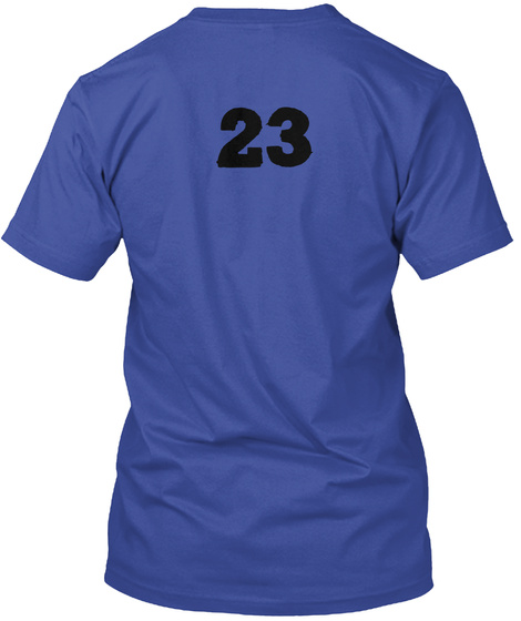23 Deep Royal T-Shirt Back