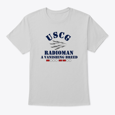 Radioman A Vanishing Breed T Shirt Light Steel T-Shirt Front