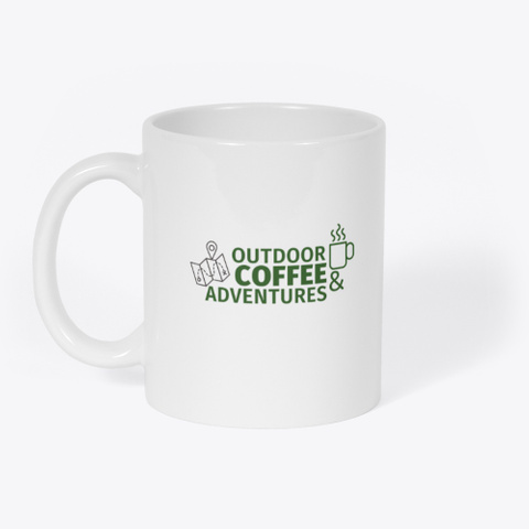 Ss
Outdoo Rp
Coffee&
Adventures
 White T-Shirt Front