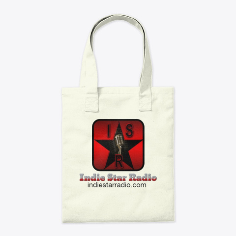 Official Indie Star Radio Tote Bag Natural T-Shirt Back