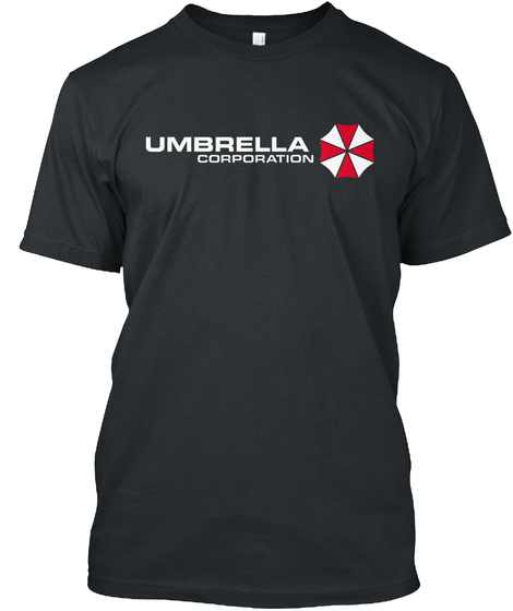 Umbrella Corporation Black T-Shirt Front