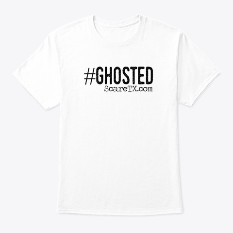 Ghosted Logo Tee White T-Shirt Front