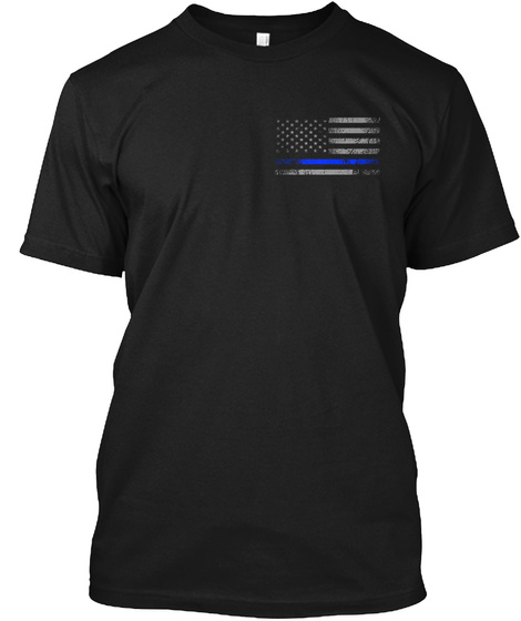 Police  Blessed Are Peacekeepers (Mp) Black T-Shirt Front