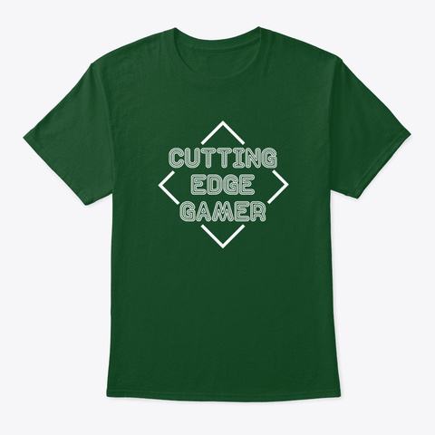 Cutting Edge Gamer   Psych Deep Forest T-Shirt Front