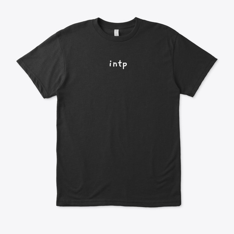 Intp Black T-Shirt Front
