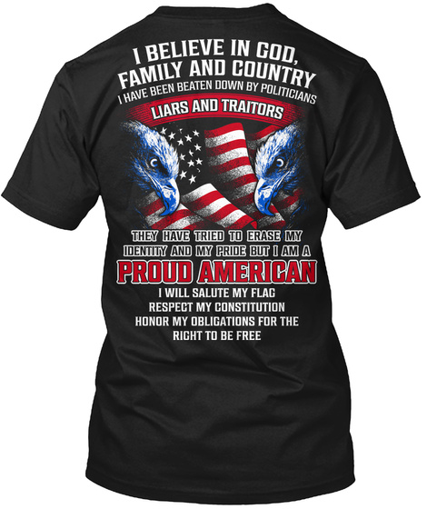 PROUD AMERICAN - I BELIEVE IN GOD MP Unisex Tshirt