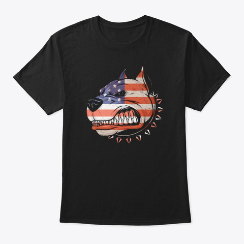 Patriotic Pitbull Unisex Tshirt