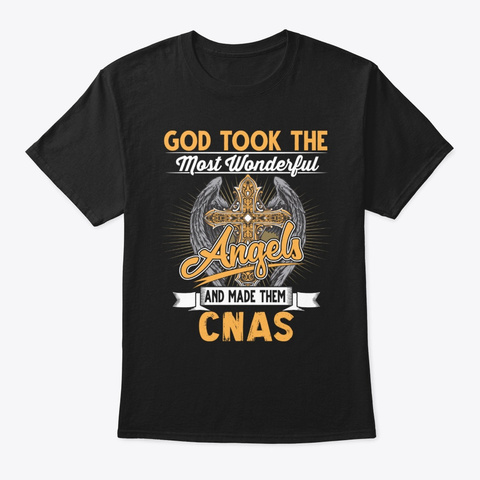  Wonderful Angles Made Them Cnas Tee Black T-Shirt Front