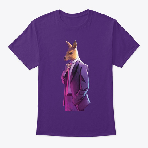 In Suit Purple T-Shirt Front