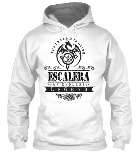 The Legend Is Alive Escalera An Endless Legend White T-Shirt Front
