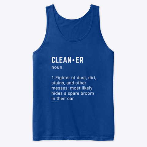 Clean Er True Royal T-Shirt Front