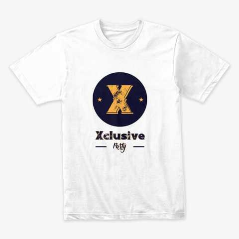 X Clusive White T-Shirt Front
