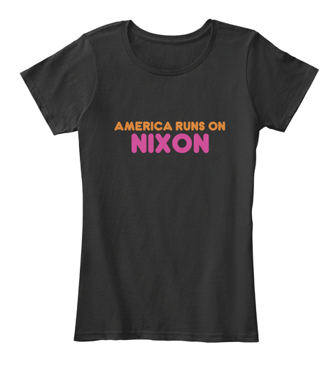 Nixon   America Runs On Black T-Shirt Front